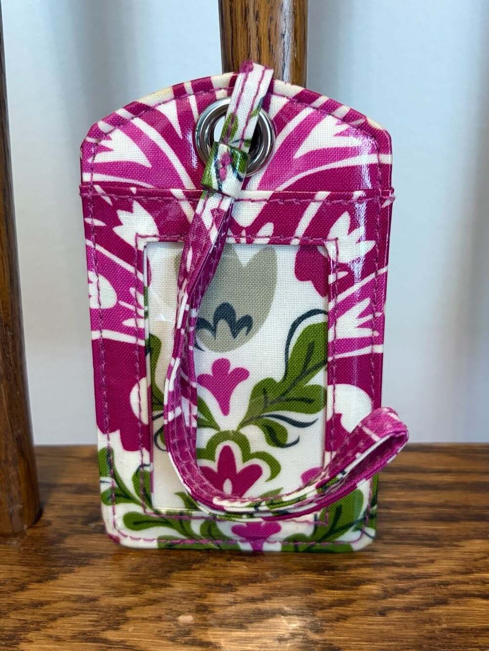 Vera Bradley Julep Tulip Floral Luggage Tag Travel ID Holder